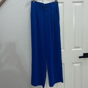 Blue wide leg pants size women’s‎ large